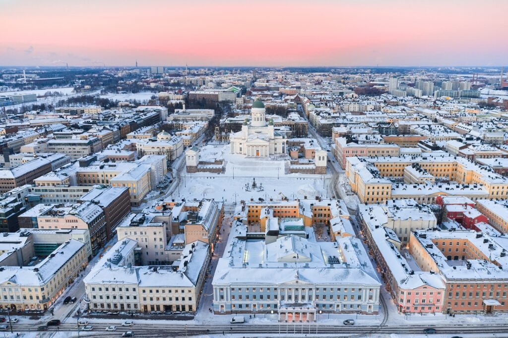 Helsinki City Hall, Helsinki Cathedral, Senate Square