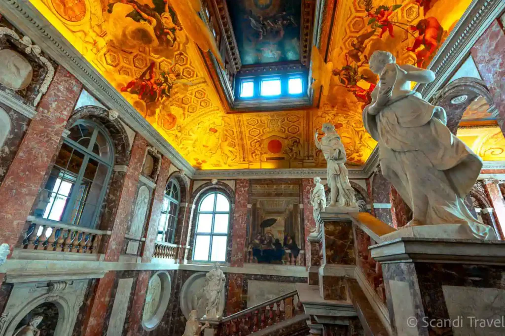 Interior of Drottningholm Palace (Stockholm suburb)