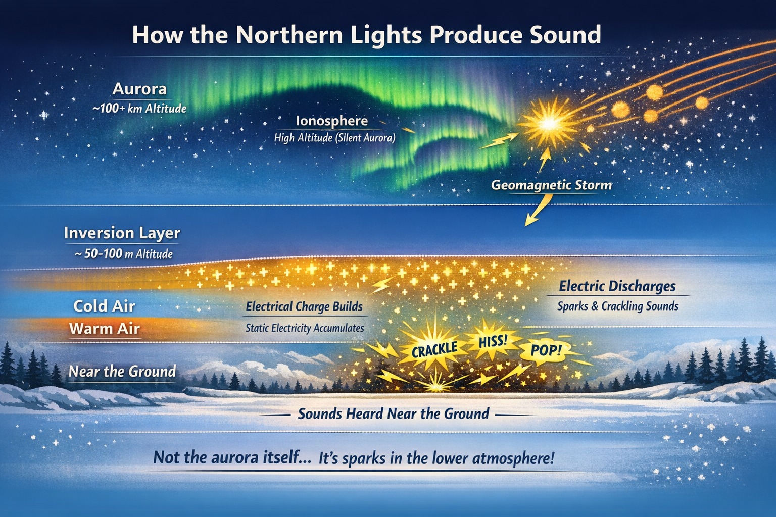 How the Northern Lights Make Sound