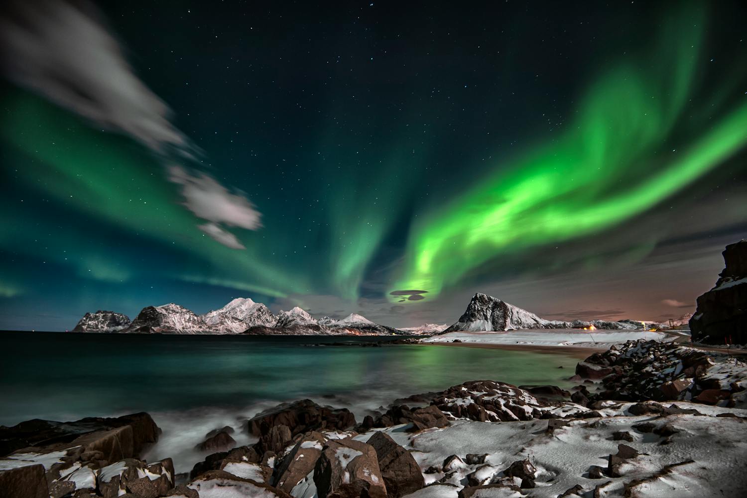 Northern Lights in Lofoten, Norway