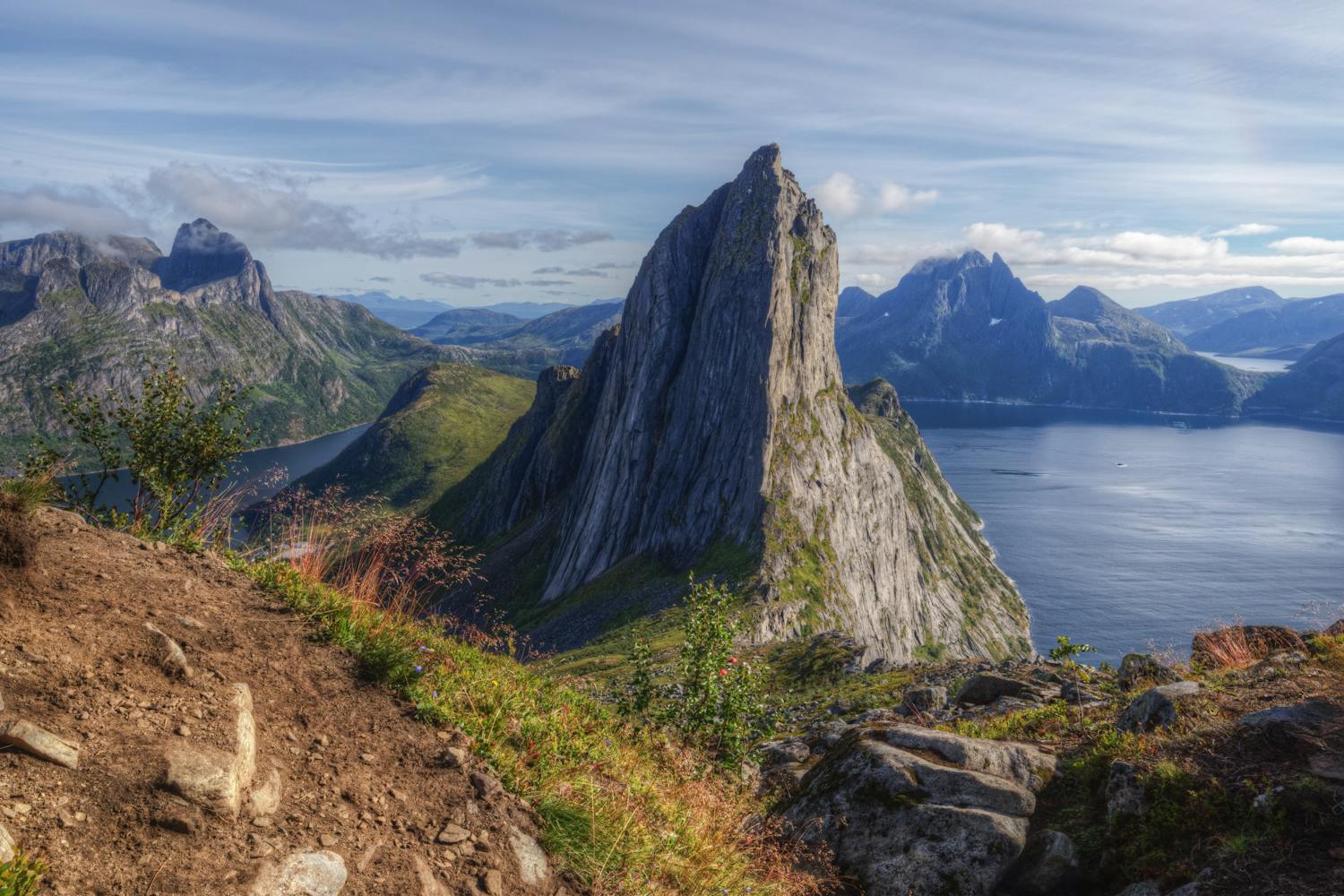 Majestic Senja Island Mountain Landscape