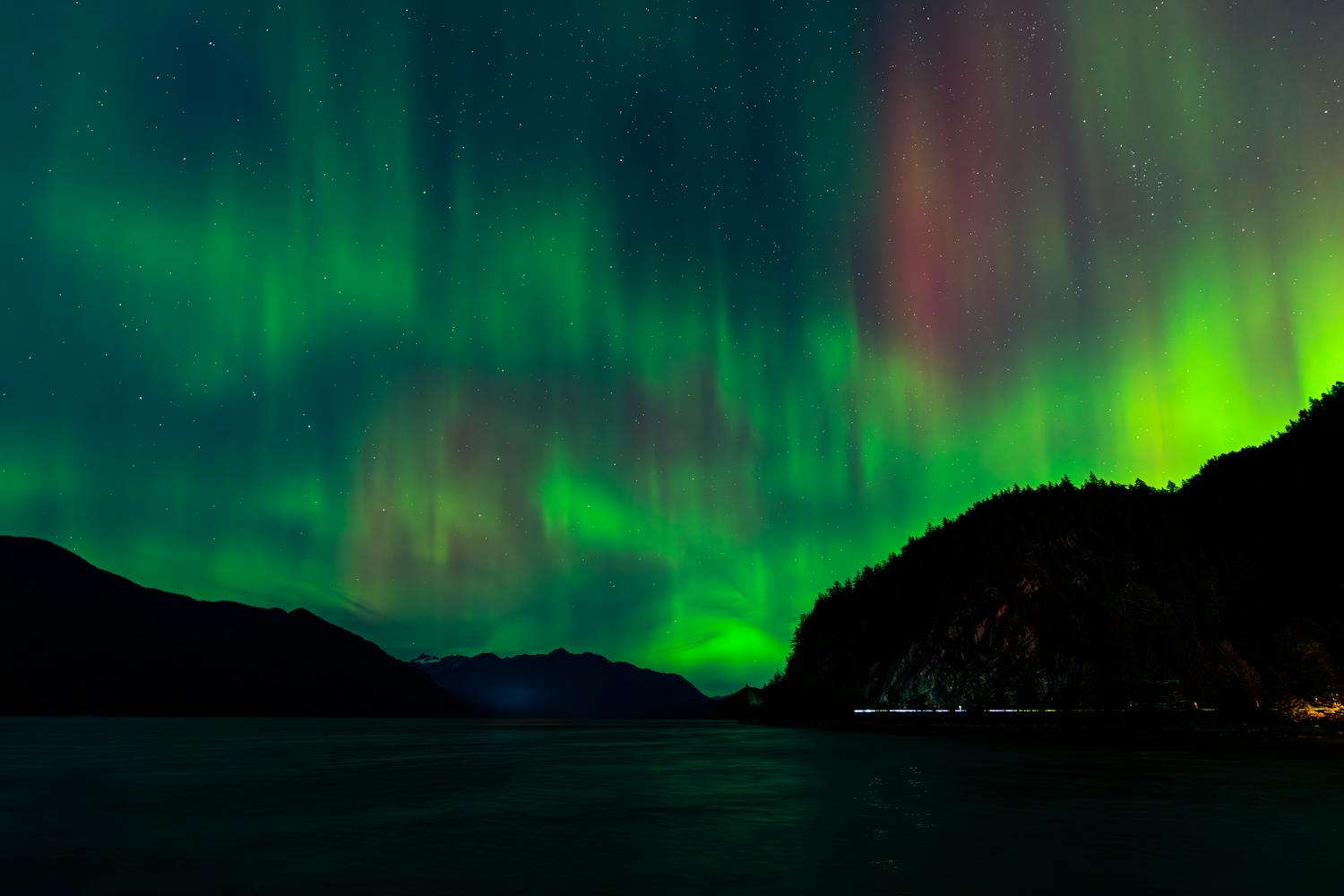 Stunning Northern Lights over Norway
