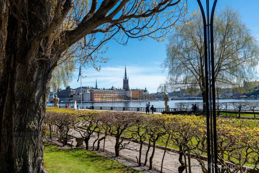 Stockholm city view with Gamla Stan, waterfront and archipelago, Sweden